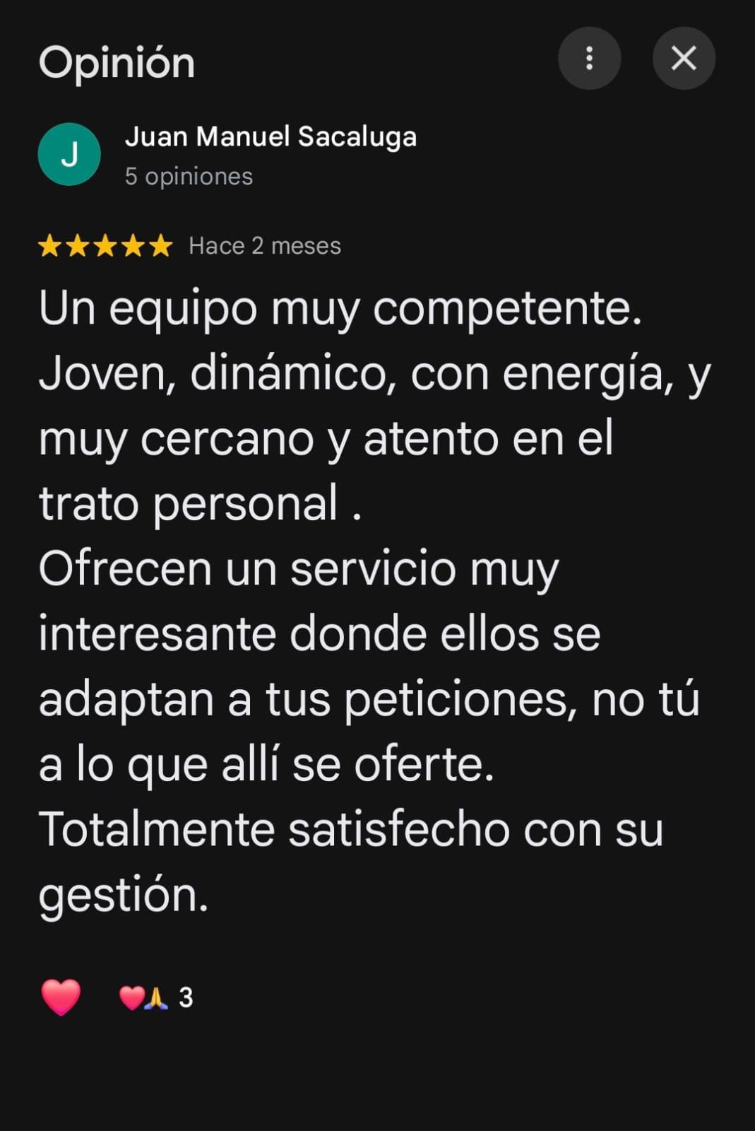 Testimonio